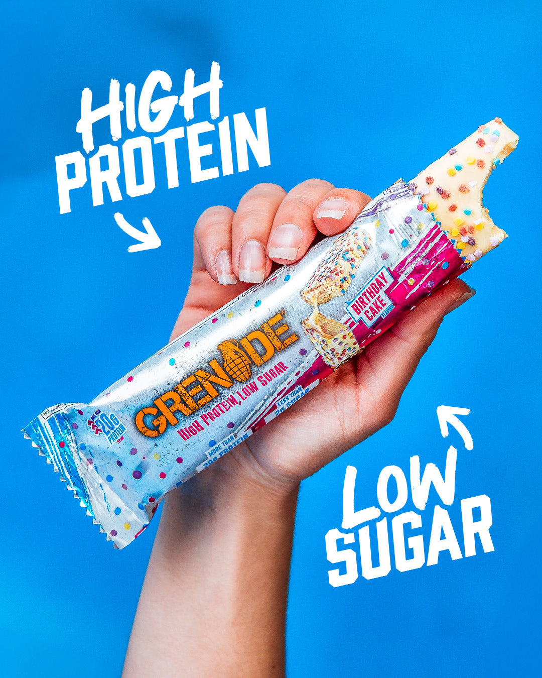 Birthday Cake Protein Bar