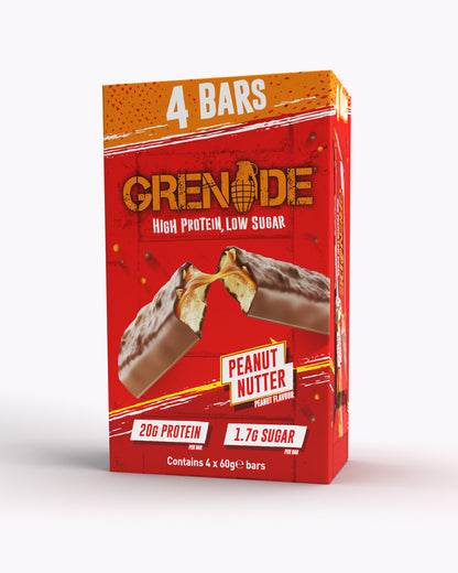 Peanut Nutter Protein Bar - 4 Pack - BBE November