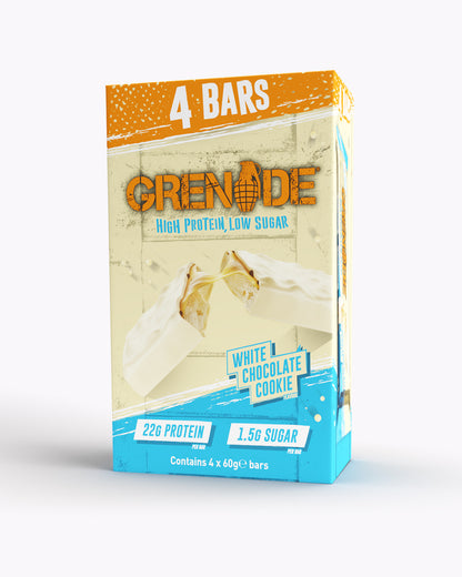 White Chocolate Cookie Protein Bar - 4 Pack