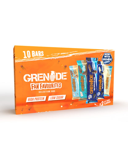 Fan Favourites Protein Bar Selection Box - BBE April