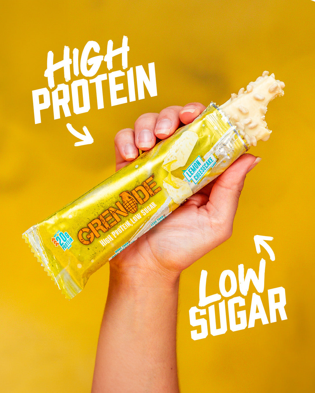 Lemon Cheesecake Protein Bar - BBE February