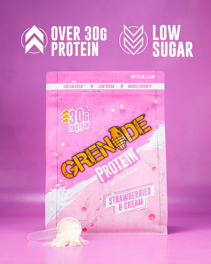 Strawberries & Cream Protein Powder - 2kg (50 Servings) - Early Access