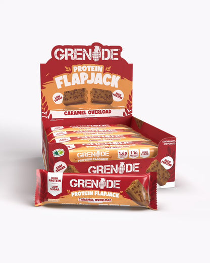 High Fibre Caramel Protein Flapjack