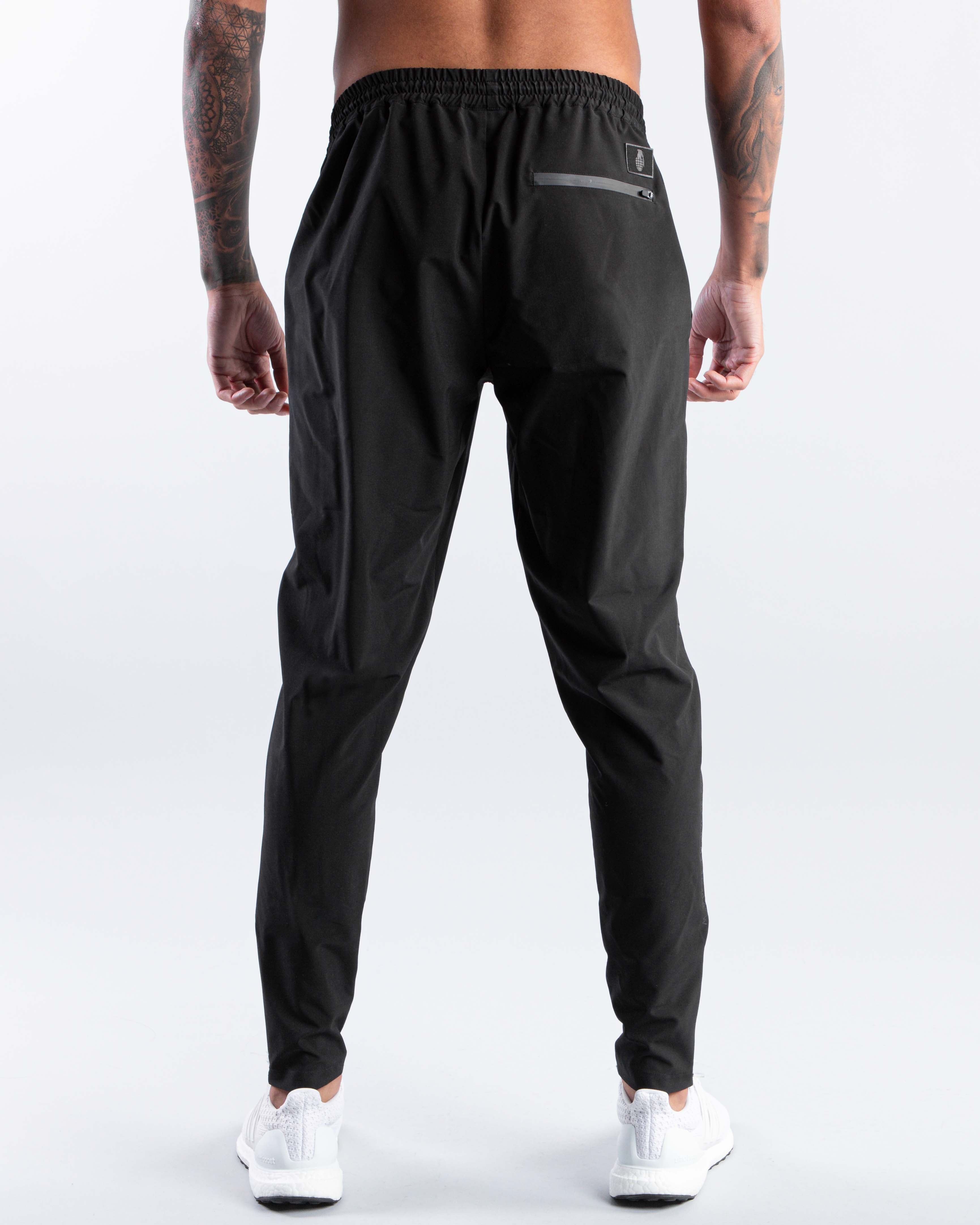 Woven track hot sale pants mens